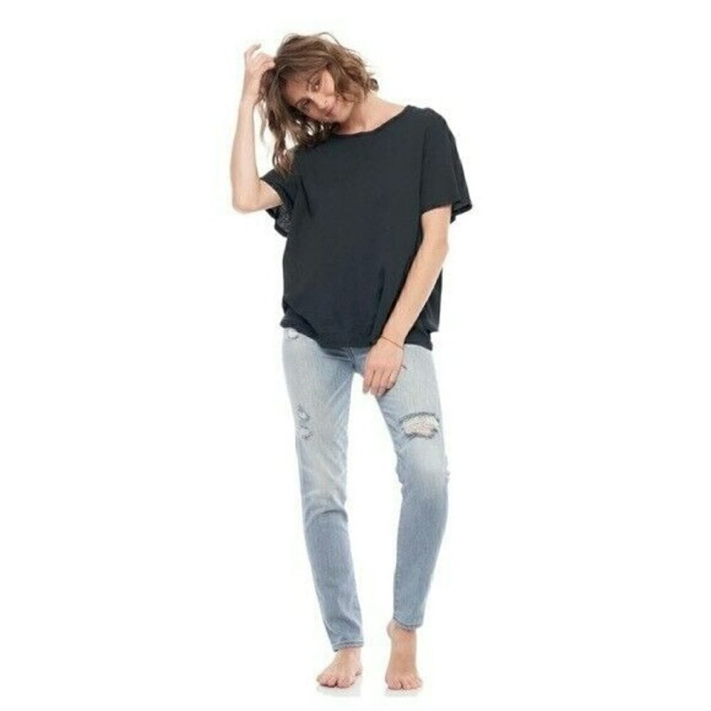 Sandrine Rose X Free People Womens Sz 30 High Waist Distressed Skinny Jeans NWT